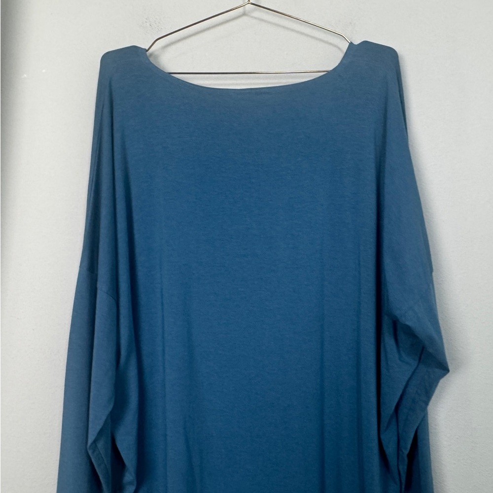Bryn Walker Alanna Tunic Dress Lagenlook Bamboo Organic Cotton Cocoon Dress Sz M - Picture 8 of 13